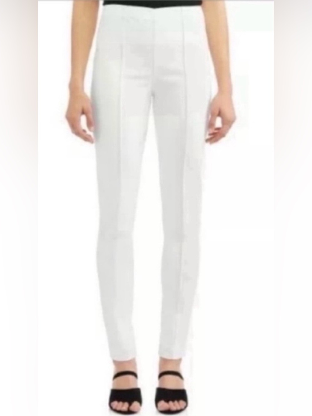 Textile Elizabeth and James Penelope jeans white skinny elastic waist